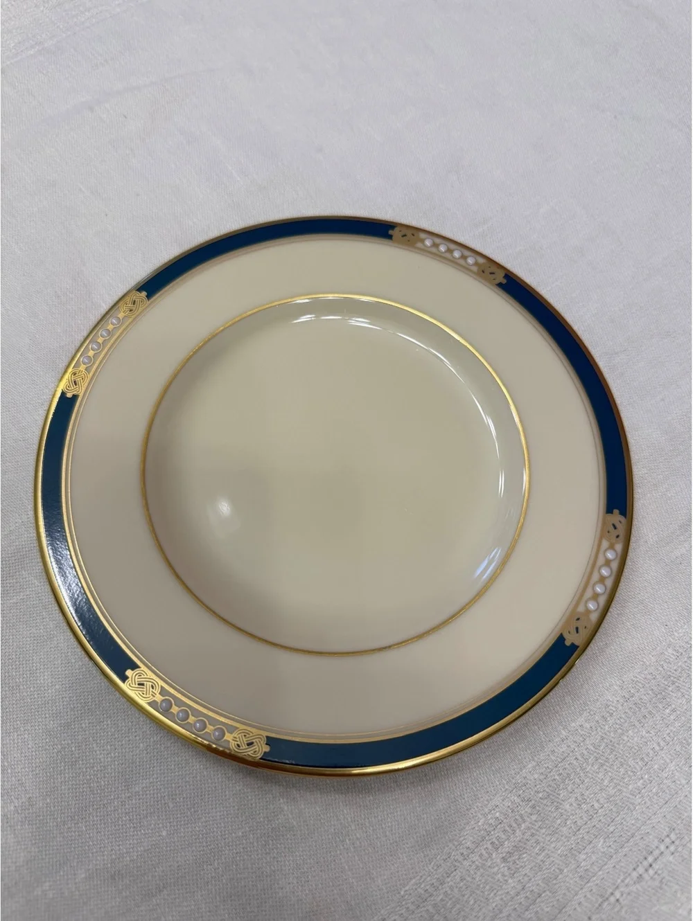 Vintage Lenox Presidential Collection Union 6-Piece Tea Cup & Plate Set